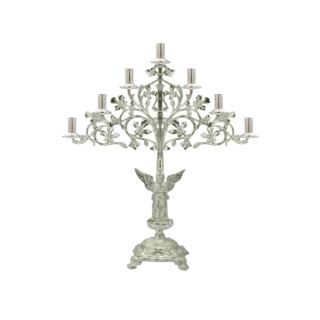 Лампа със седем светлини Цвят сребро