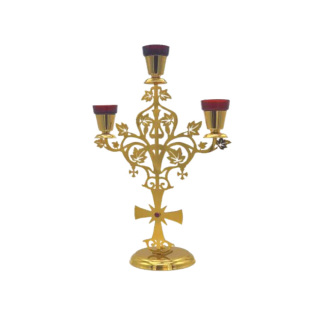 Лампа с тремя лампочками, сек. Цвет Золотой