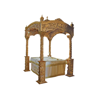 Posvätný oltár Barokové topoľové drevo