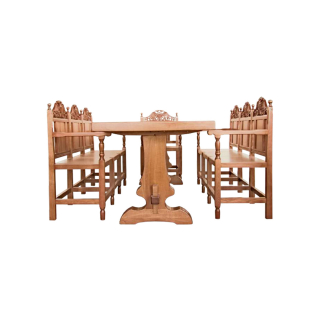 Dining Set with 8 Chairs