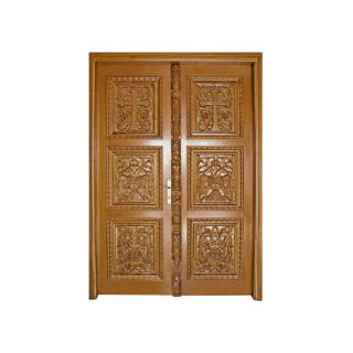 Tür aus Pappelholz