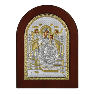 SILVER ICON "Our Lady of Pantanassa"